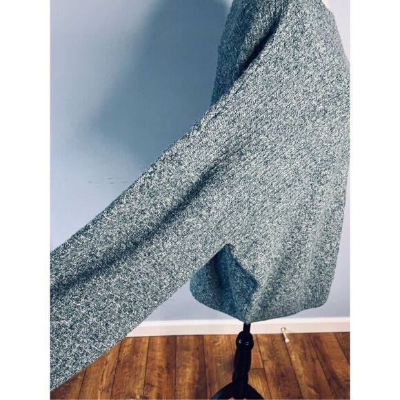 Brand New Vero Moda Women's 1X Plus Melange Sea Moss Long Sleeve T-Shirt Top - Picture 4 of 10